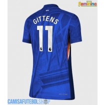 Camisa de time de futebol Chelsea Jamie Gittens #11 Replicas 1º Equipamento Feminina 2025-26 Manga Curta